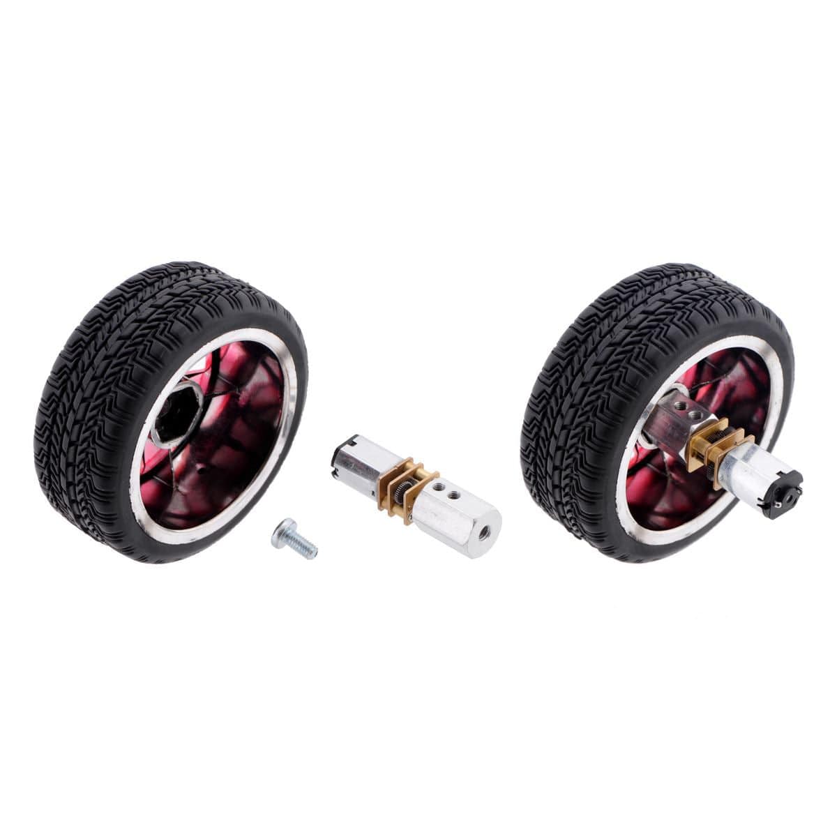 12mm Hex Wheel Adapter for 3mm Shafts (2-Pack) by Pololu - The Pi Hut