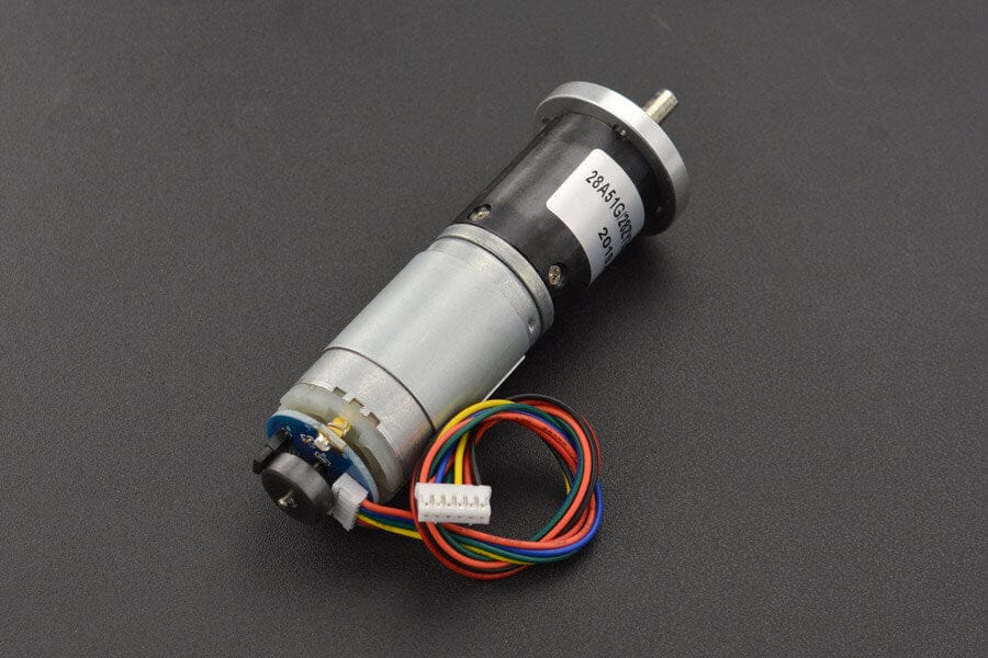 12V Low noise DC Motor 143RPM w/Encoder by DFRobot - The Pi Hut