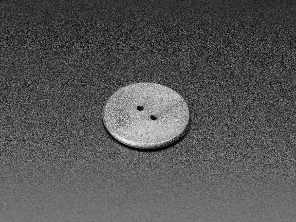 13.56MHz RFID/NFC Black Sewable Button - NTAG213 (24mm Diameter) by The Pi Hut - The Pi Hut