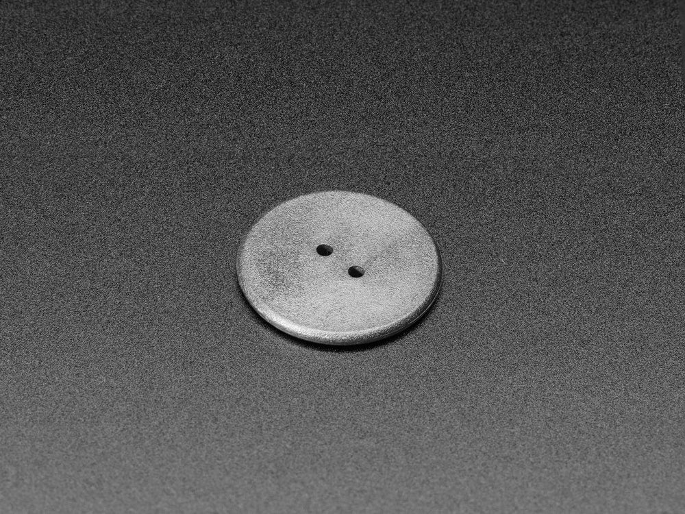 13.56MHz RFID/NFC Black Sewable Button - NTAG213 (24mm Diameter) by The Pi Hut - The Pi Hut