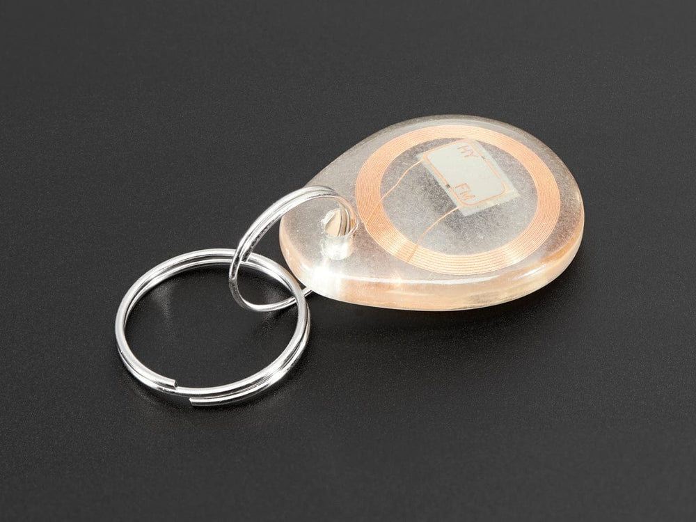 13.56MHz RFID/NFC Clear Keychain Fob - Classic 1K - The Pi Hut