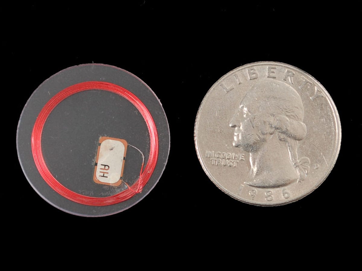 13.56MHz RFID/NFC Clear Tag - Classic 1K by The Pi Hut - The Pi Hut