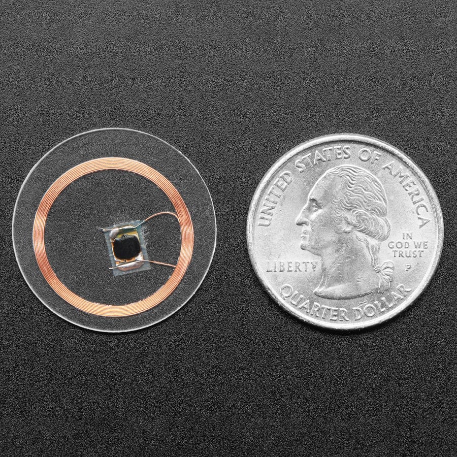 13.56MHz RFID/NFC Clear Tag - NTAG203 Chip - The Pi Hut