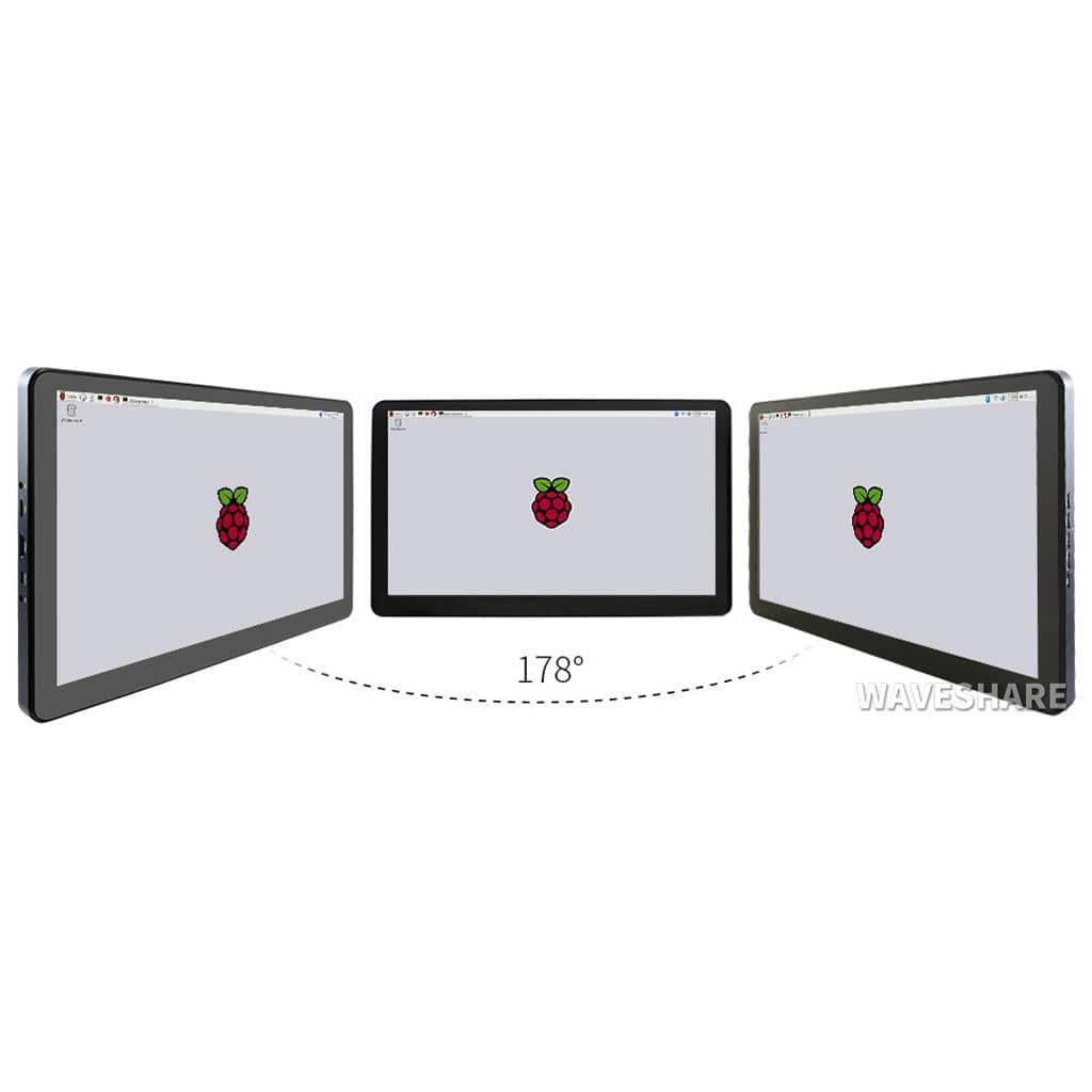 15.6" Capacitive Touchscreen IPS LCD (H) with Case (1920x1080) by Waveshare - The Pi Hut