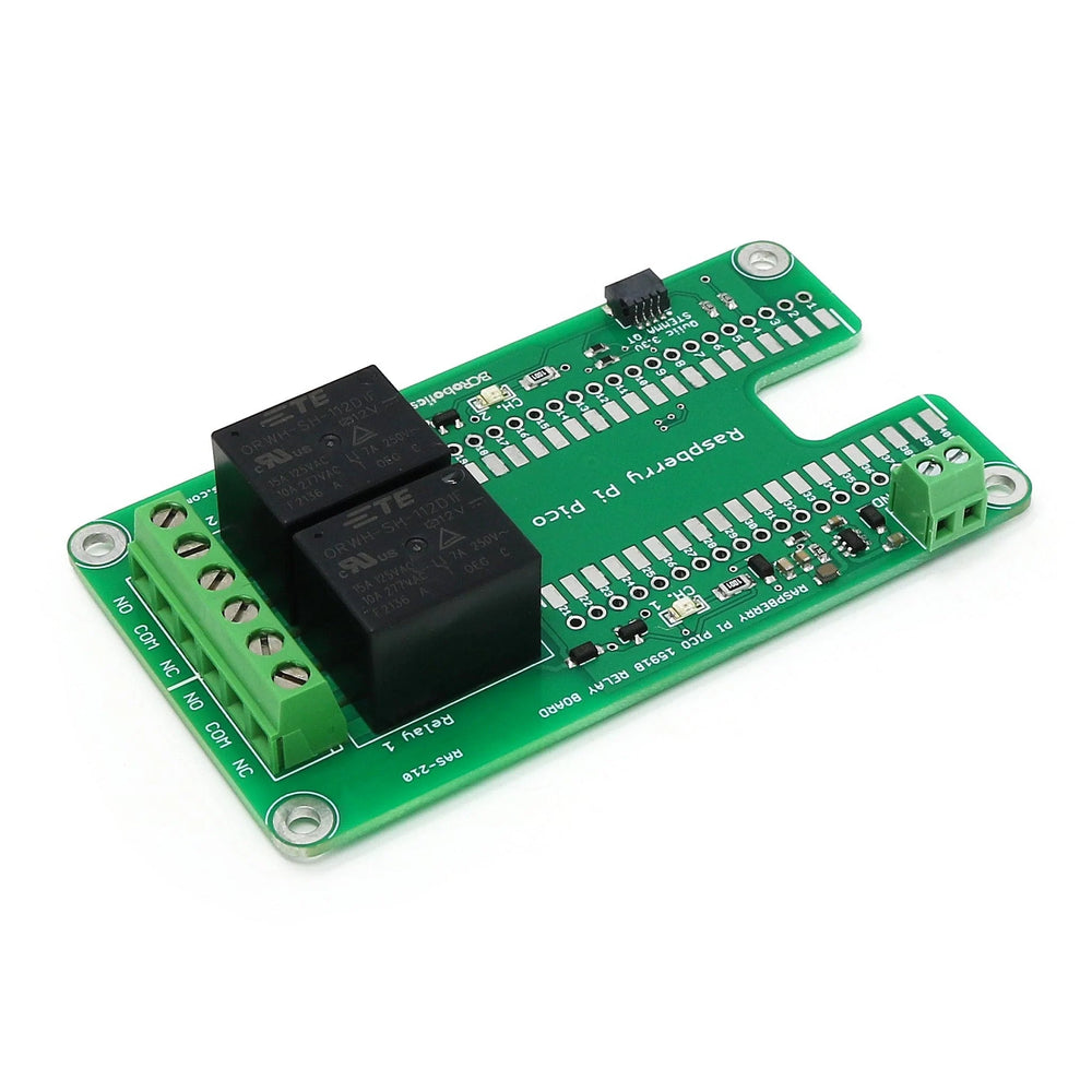 1591B Relay Board for Raspberry Pi Pico by BCRobotics - The Pi Hut