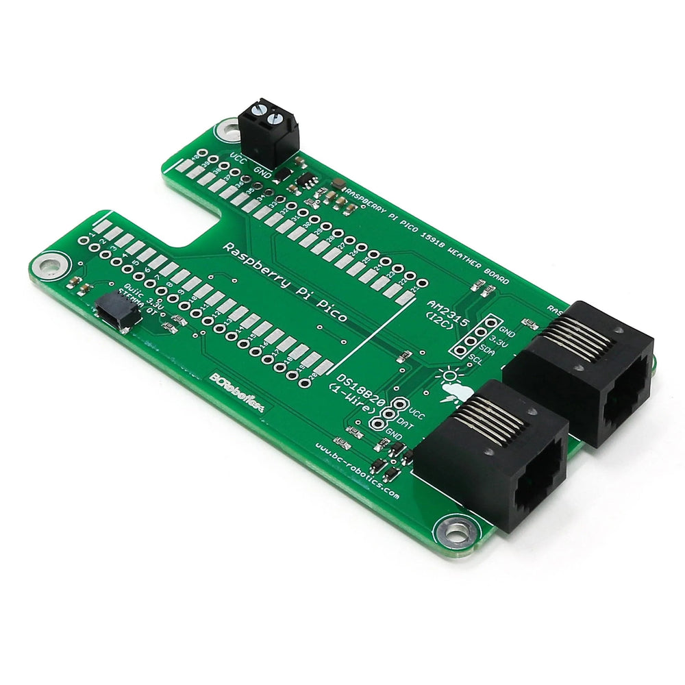 1591B Weather Board for Raspberry Pi Pico by BCRobotics - The Pi Hut