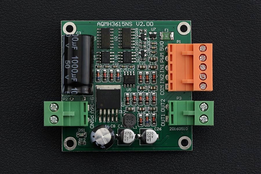 15A Single DC Motor Driver by The Pi Hut - The Pi Hut