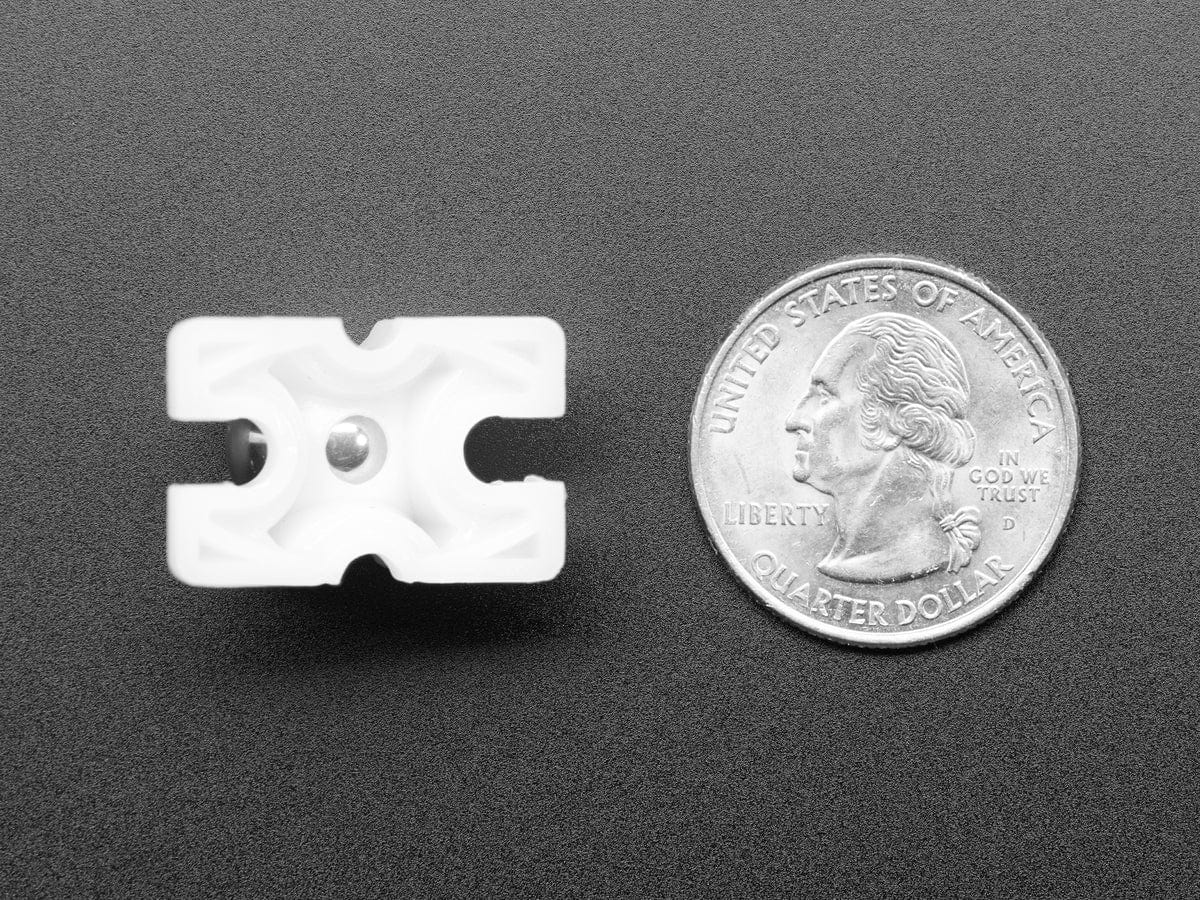 16mm Height Metal Caster Bearing Wheel by The Pi Hut - The Pi Hut