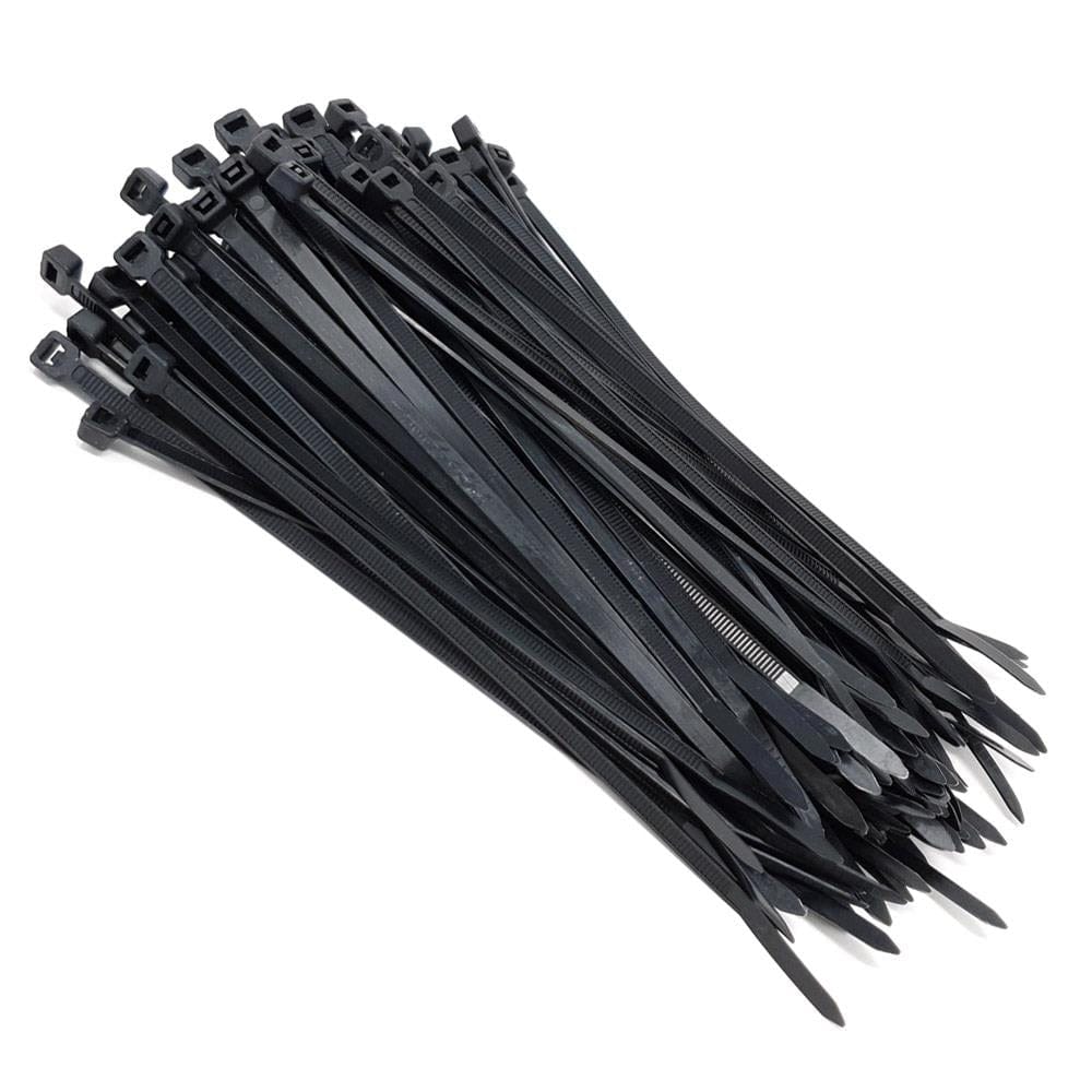 180mm Black Cable Ties by The Pi Hut - The Pi Hut