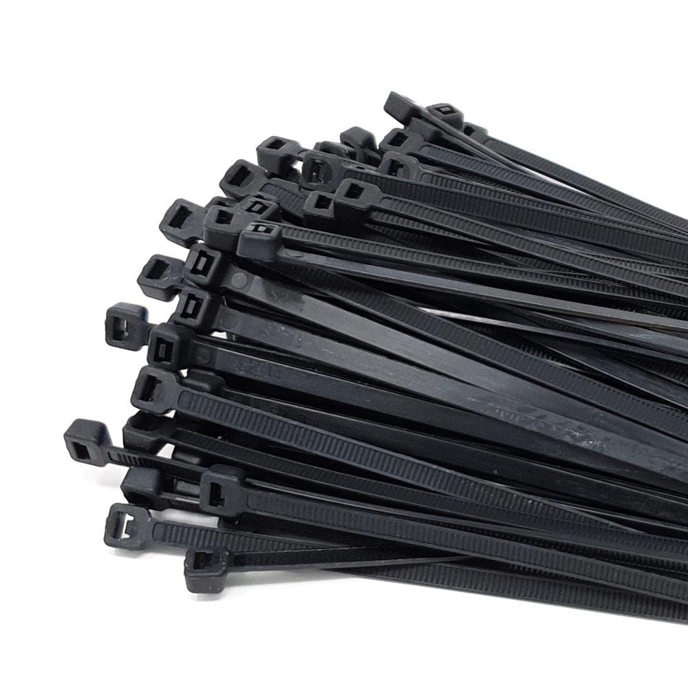 180mm Black Cable Ties by The Pi Hut - The Pi Hut