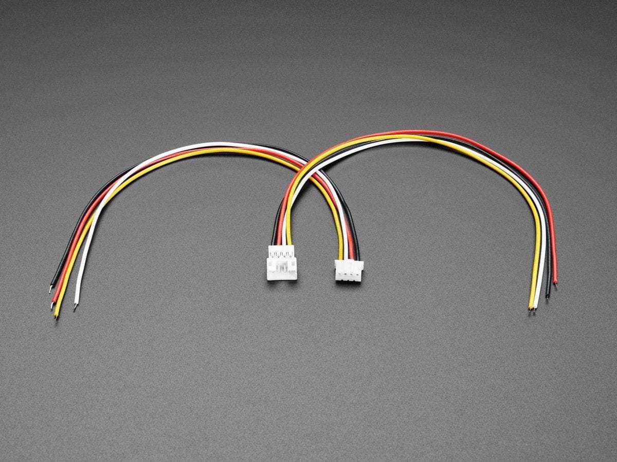 2.0mm Pitch 4-pin Cable Matching Pair - JST PH Compatible by The Pi Hut - The Pi Hut