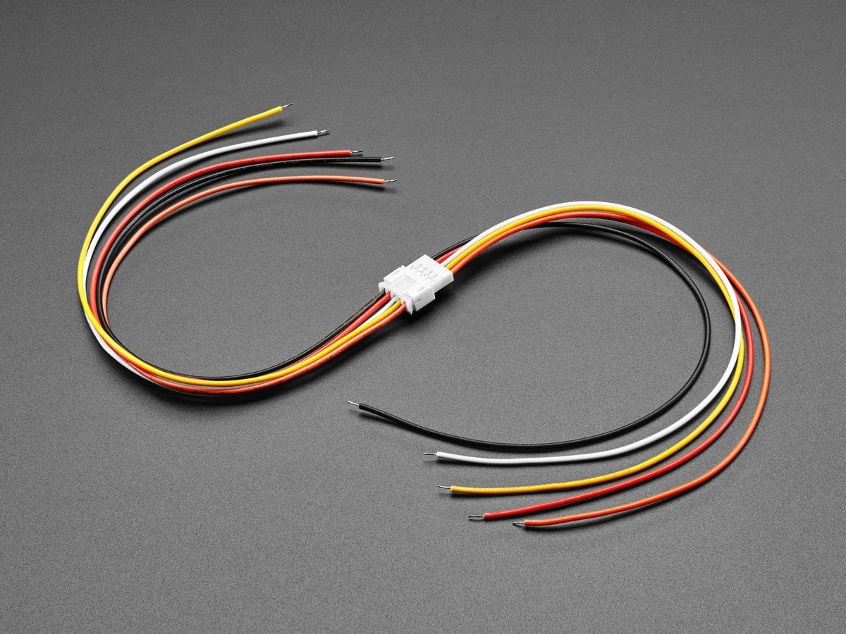 2.0mm Pitch 5-pin Cable Matching Pair - JST PH Compatible by The Pi Hut - The Pi Hut