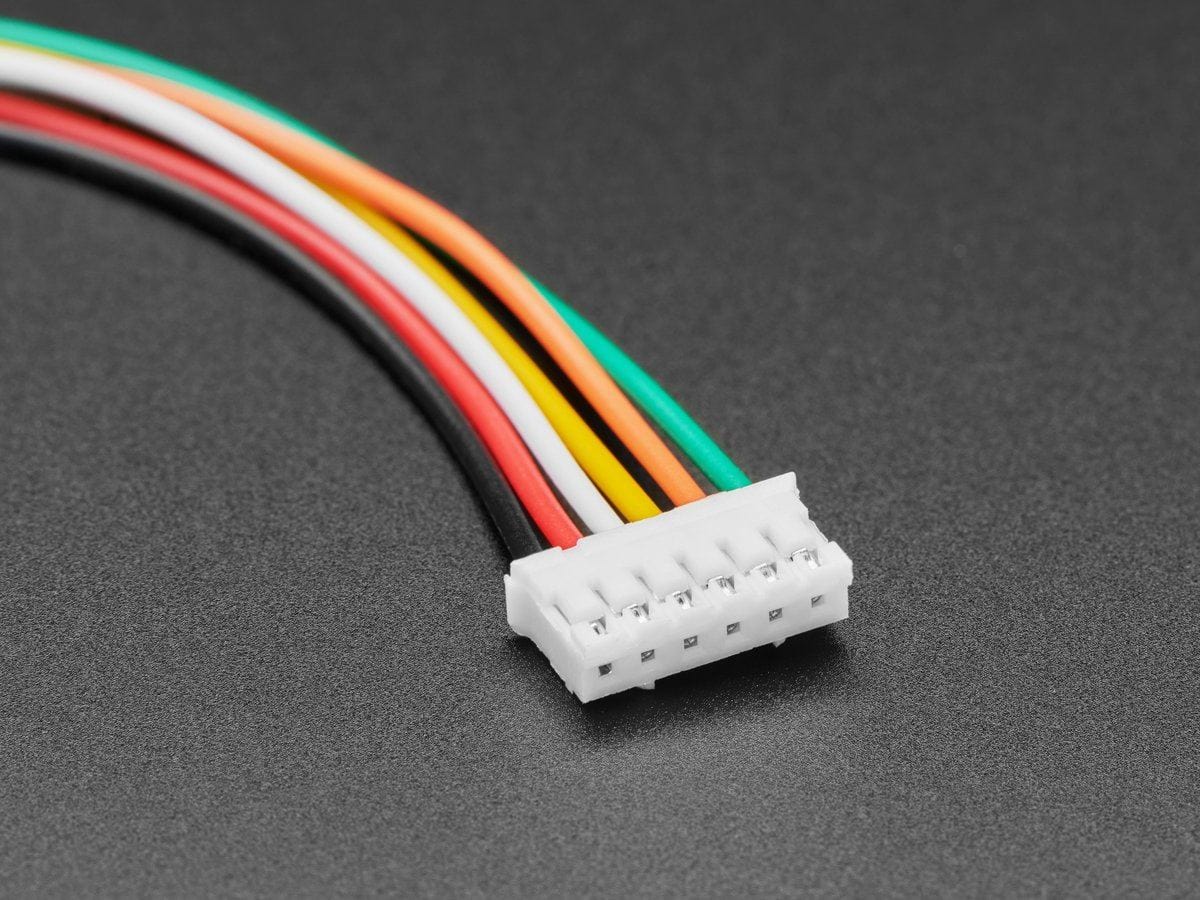 2.0mm Pitch 6-pin Cable Matching Pair - JST PH Compatible by The Pi Hut - The Pi Hut