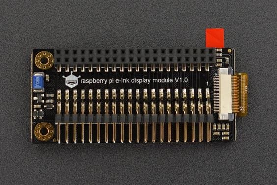 2.13" E-ink Display Module for Raspberry Pi by DFRobot - The Pi Hut