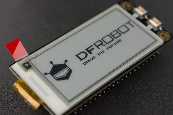 2.13" E-ink Display Module for Raspberry Pi by DFRobot - The Pi Hut