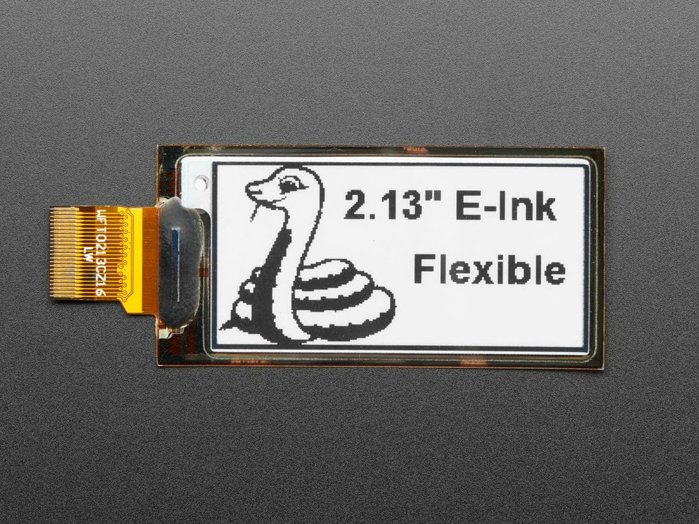 2.13" Flexible Monochrome eInk / ePaper Display (212x104 Monochrome) by The Pi Hut - The Pi Hut