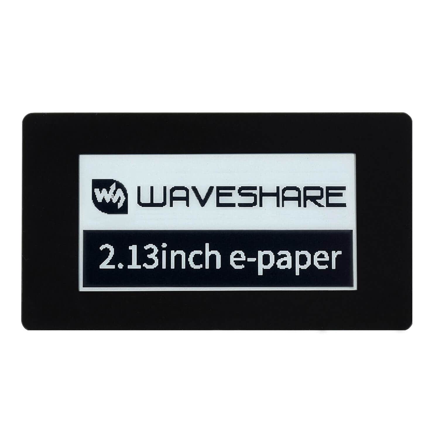 2.13" Touchscreen E-Paper HAT for Raspberry Pi (Black/White) (250×122) by Waveshare - The Pi Hut