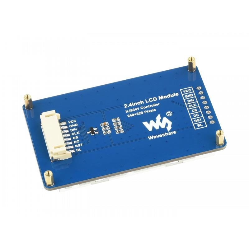 2.4" LCD Display Module (240x320) by Waveshare - The Pi Hut