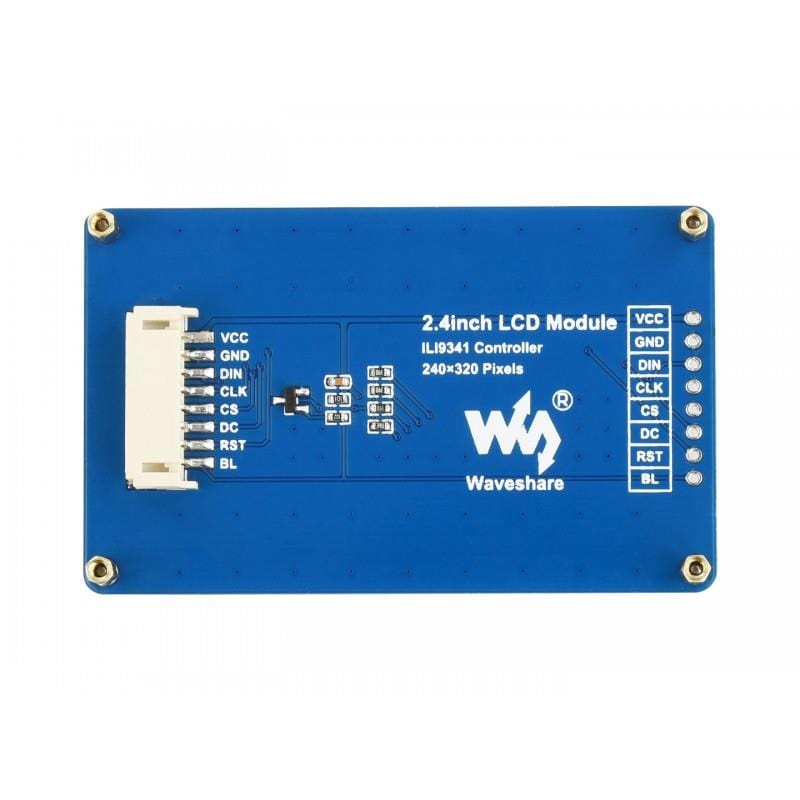 2.4" LCD Display Module (240x320) by Waveshare - The Pi Hut