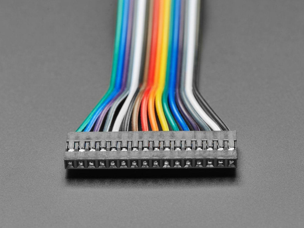 2.54mm 0.1" Pitch 16-pin Jumper Cable - 20cm long by The Pi Hut - The Pi Hut