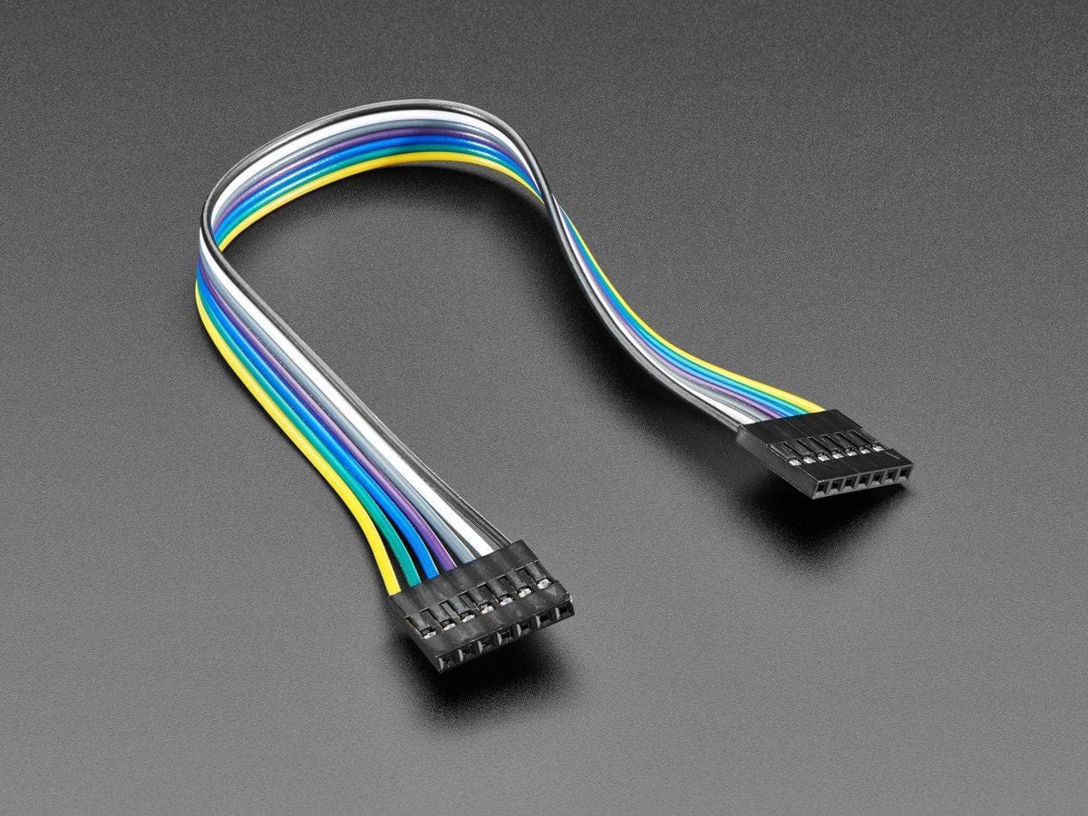 2.54mm 0.1" Pitch 7-pin Jumper Cable - 20cm long by The Pi Hut - The Pi Hut