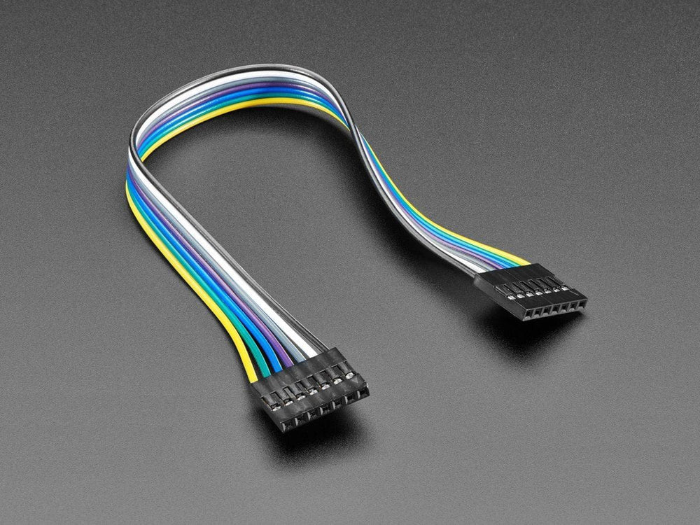 2.54mm 0.1" Pitch 7-pin Jumper Cable - 20cm long by The Pi Hut - The Pi Hut