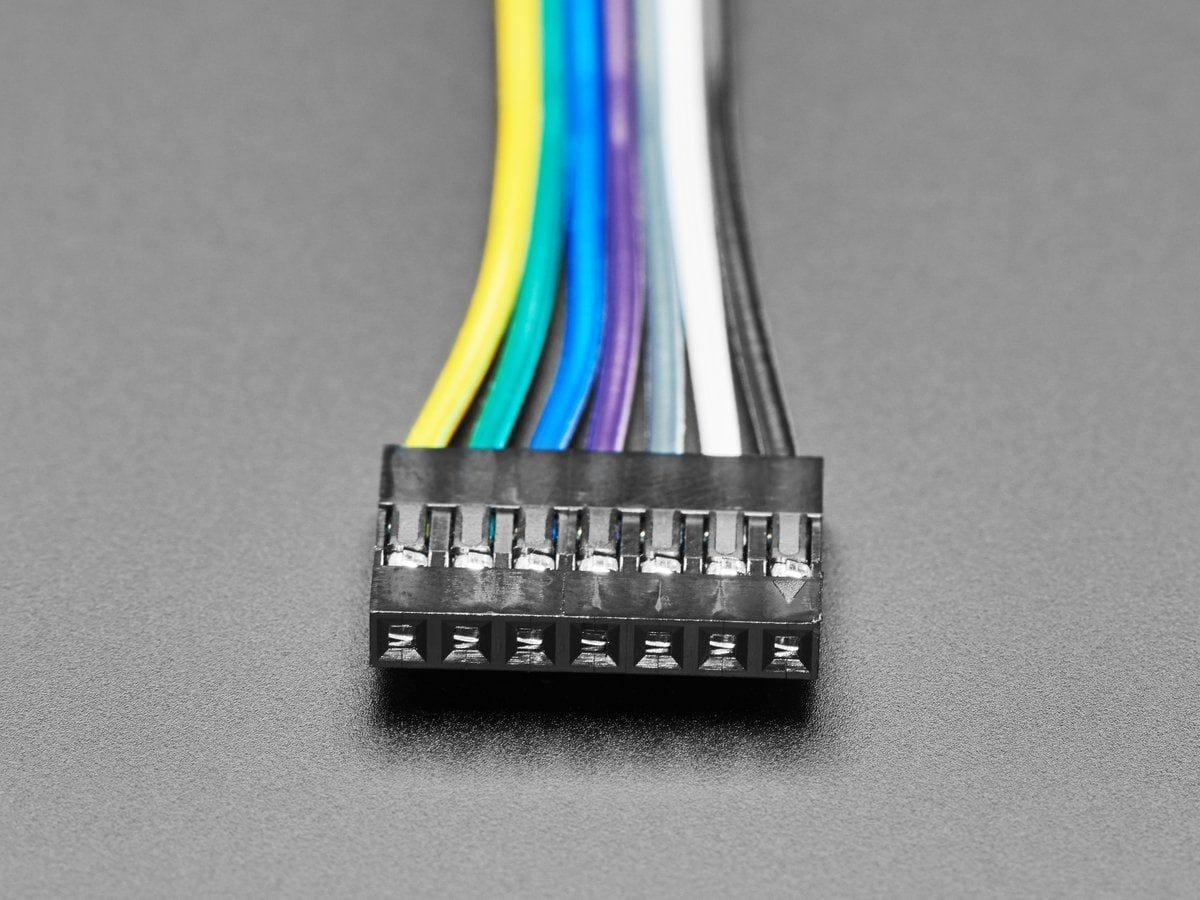 2.54mm 0.1" Pitch 7-pin Jumper Cable - 20cm long by The Pi Hut - The Pi Hut