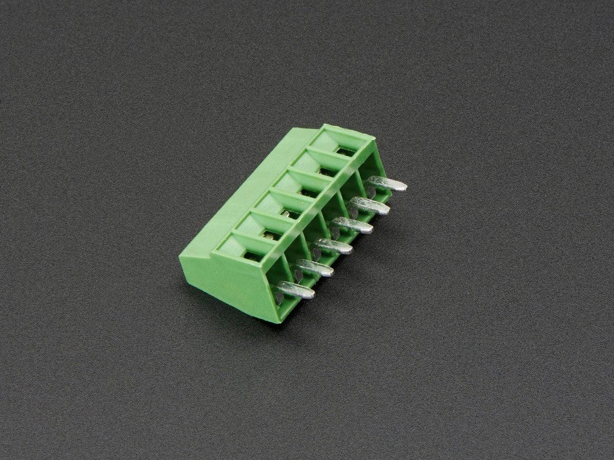 2.54mm/0.1" Pitch Terminal Block - 6-pin - The Pi Hut