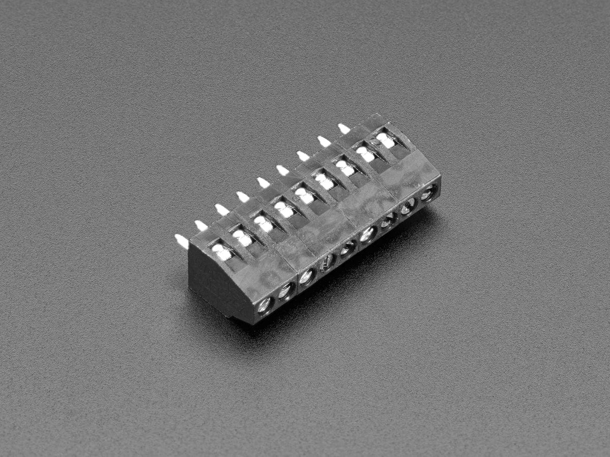 2.54mm/0.1" Pitch Terminal Block - 9-pin by The Pi Hut - The Pi Hut