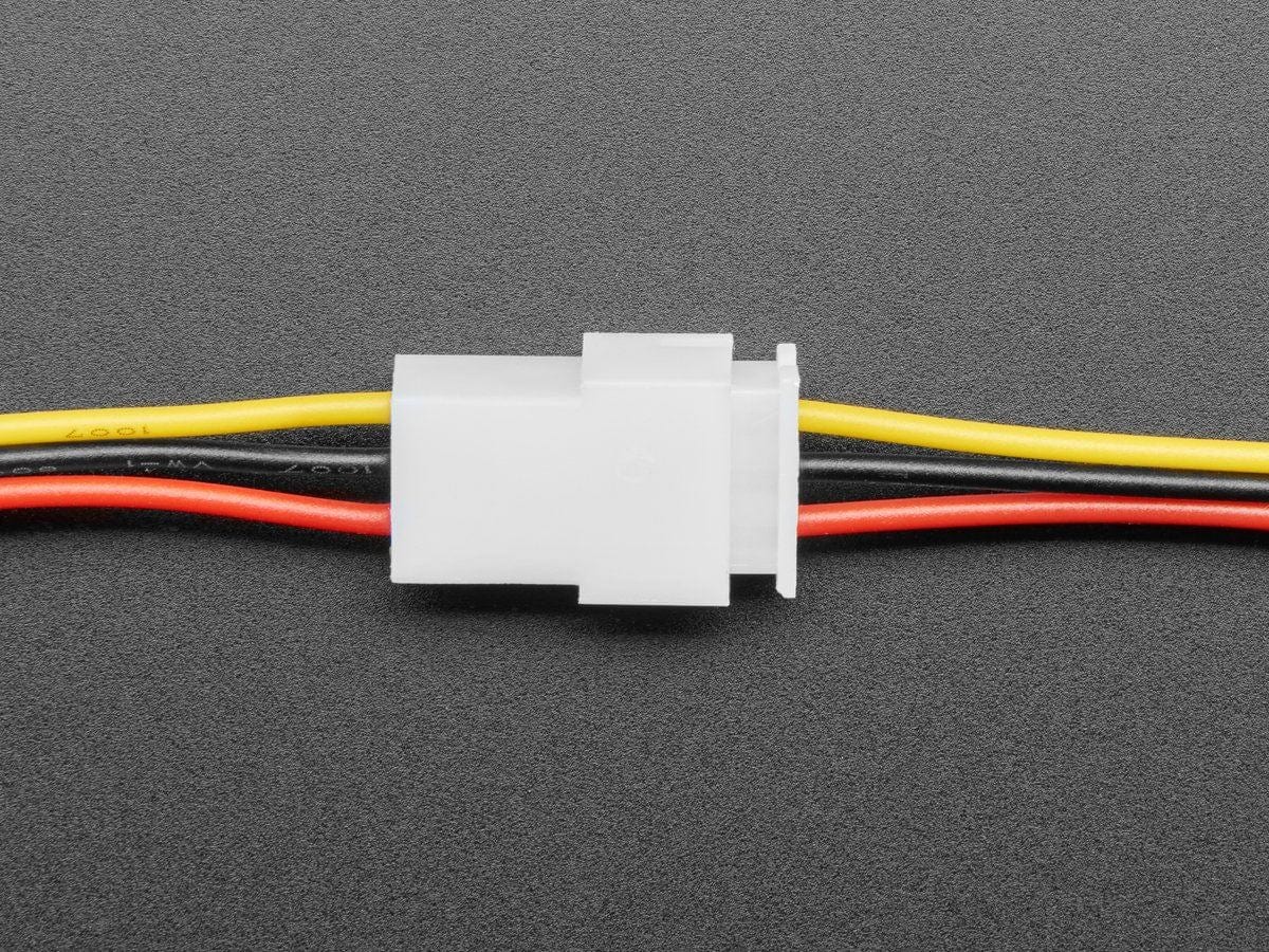 2.5mm Pitch 3-pin Cable Matching Pair - JST XH Compatible by The Pi Hut - The Pi Hut