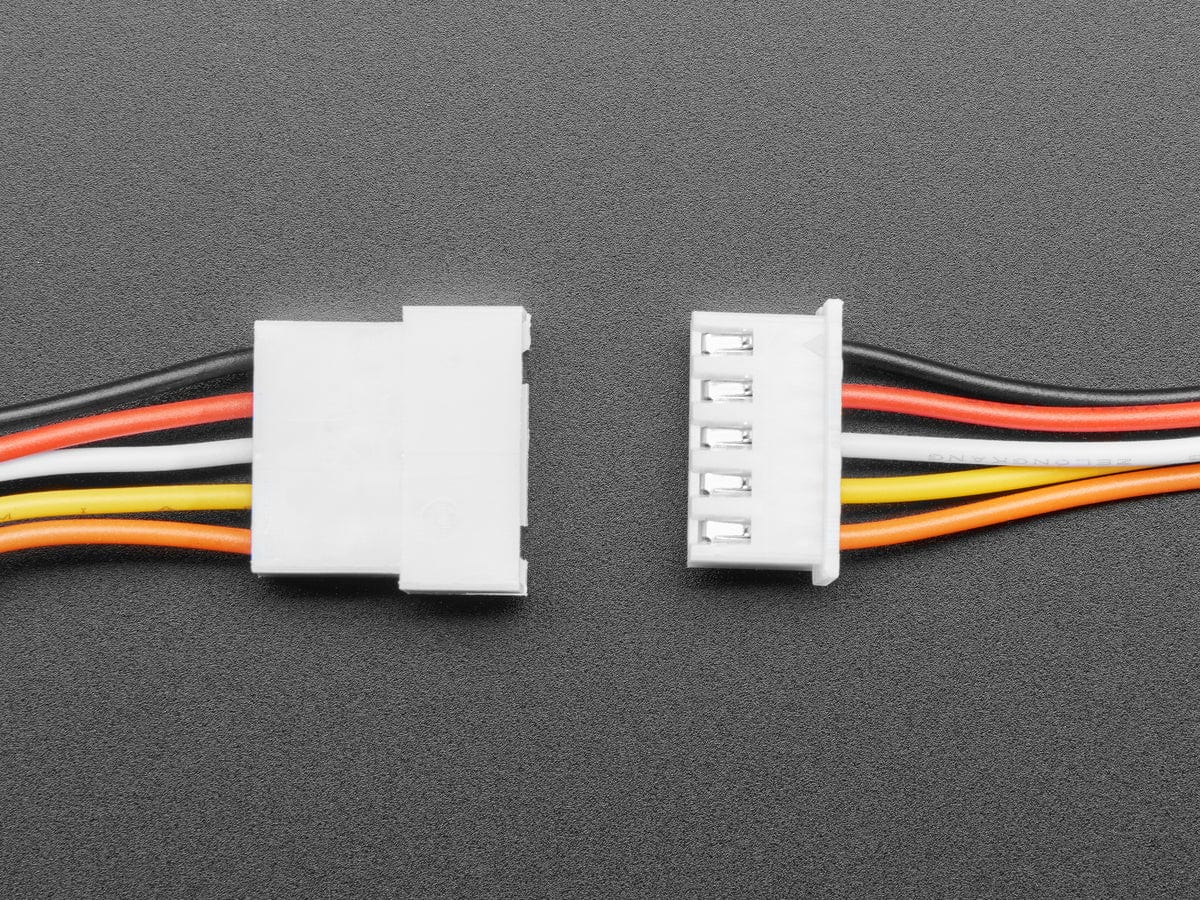 2.5mm Pitch 5-pin Cable Matching Pair - JST XH compatible by The Pi Hut - The Pi Hut