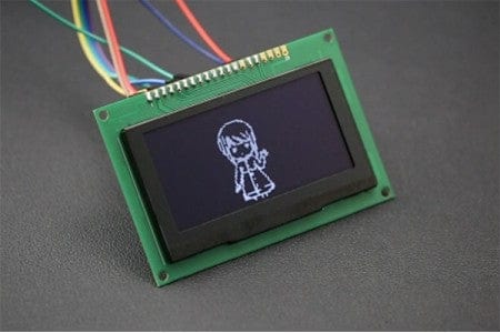 2.7" OLED 128x64 Display Module by DFRobot - The Pi Hut