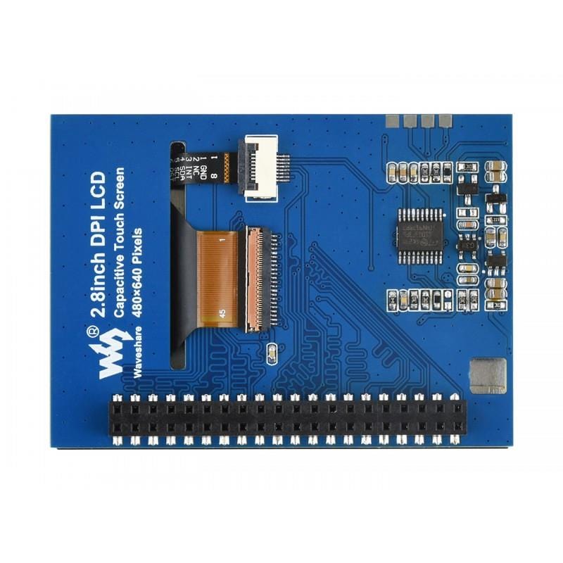 2.8" Capacitive IPS LCD Touchscreen for Raspberry Pi (480×640) by Waveshare - The Pi Hut