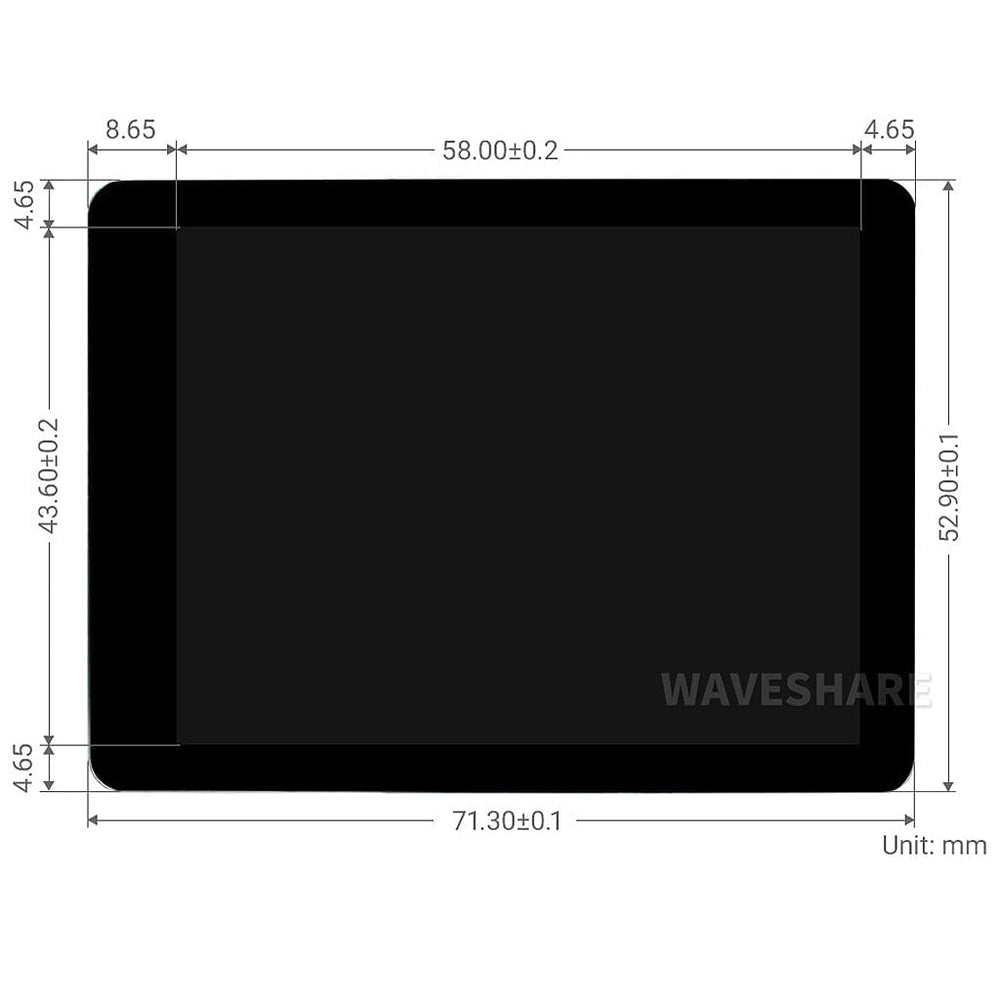 2.8" IPS Capacitive Touch DSI Display for Raspberry Pi (480x640) - The Pi Hut