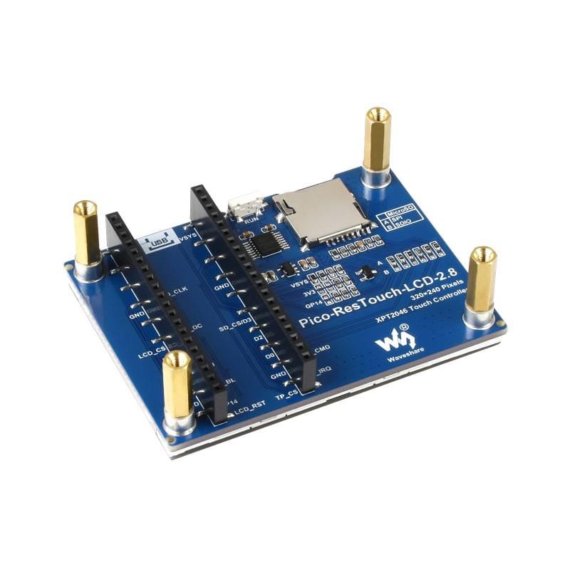 2.8" Touchscreen IPS LCD Display for Raspberry Pi Pico (320x240) by Waveshare - The Pi Hut