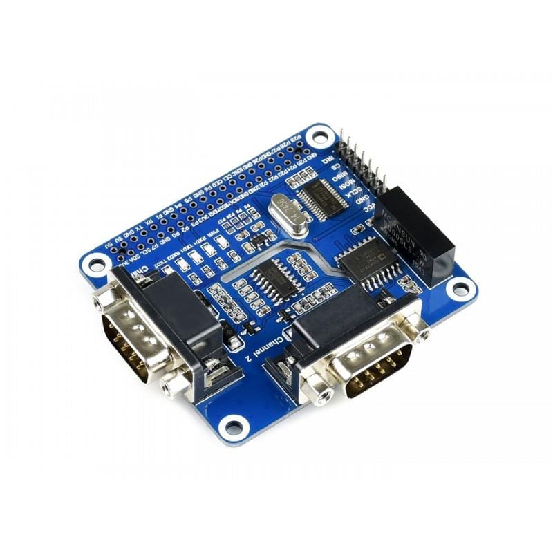 2-Channel Isolated RS232 Expansion HAT for Raspberry Pi by Waveshare - The Pi Hut