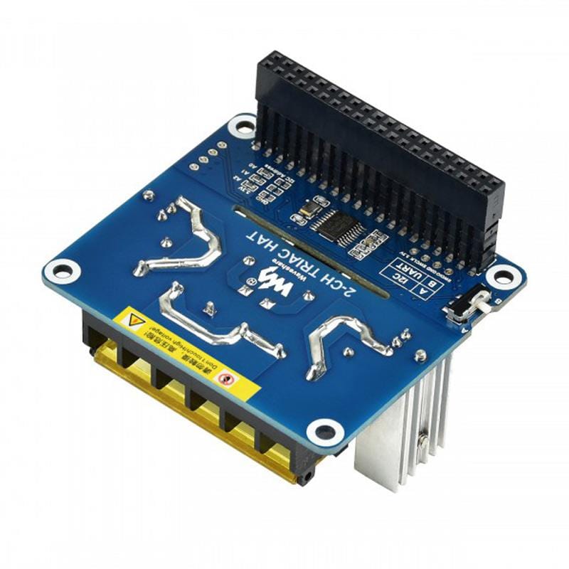 2-Channel Triac HAT for Raspberry Pi by Waveshare - The Pi Hut