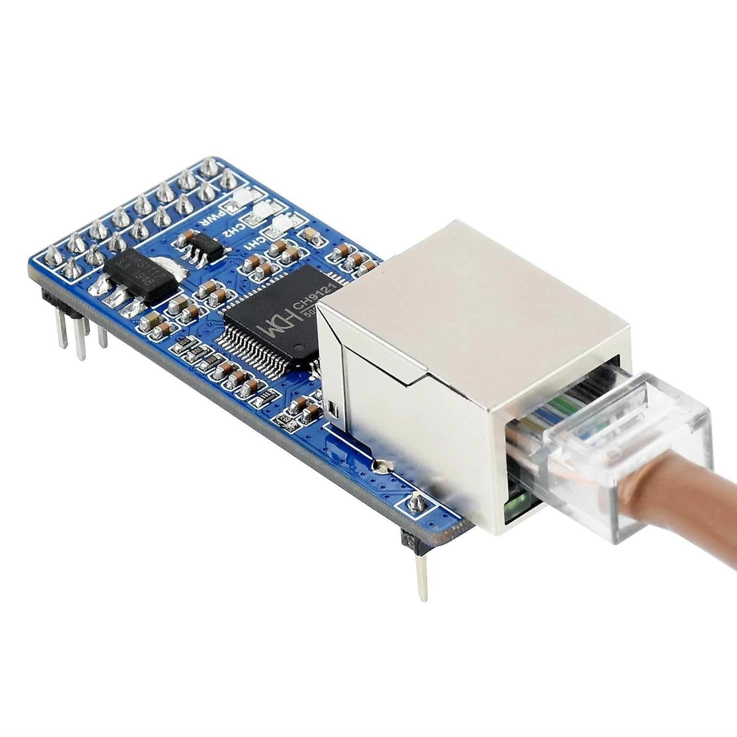 2-Channel UART to Ethernet Converter (CH9121) by Waveshare - The Pi Hut