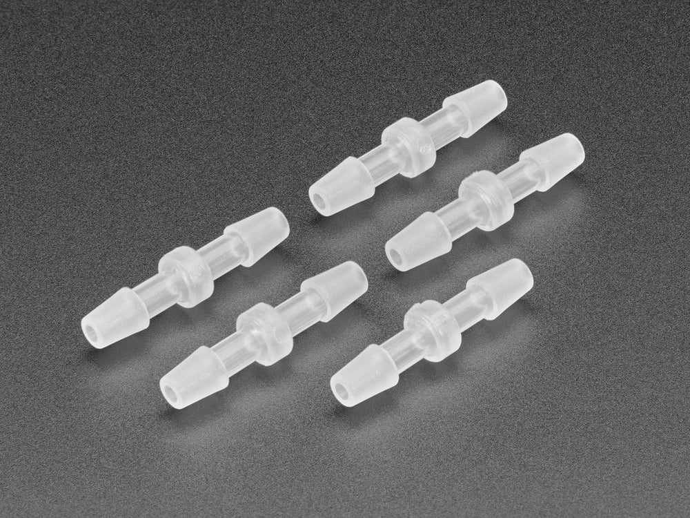 2-Prong Barbed Fitting Connector for Silicone Tubing - 5-pack - The Pi Hut