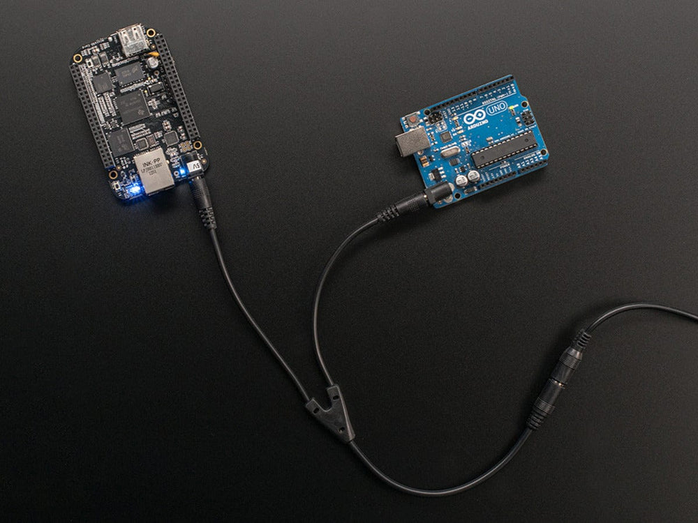 2-Way 2.1mm DC Barrel Jack Splitter Squid by The Pi Hut - The Pi Hut