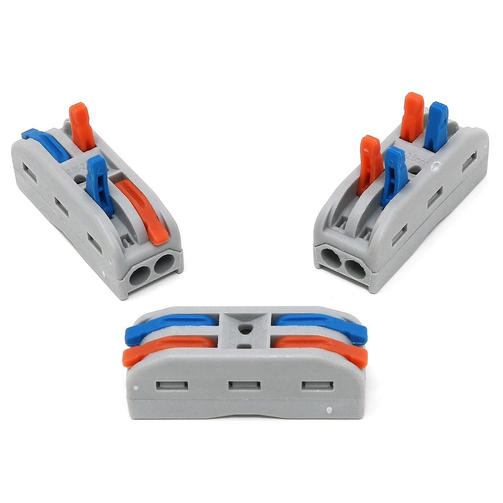 2-Way Fast Wire Connectors - Pack of 3 by The Pi Hut - The Pi Hut