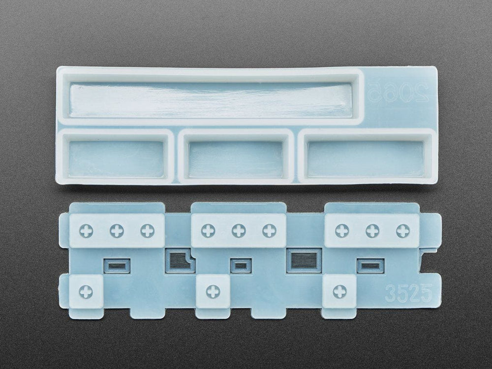 2 x 2.25U, 1 x 2.75U and Space Bar Keycap Mold (MX Compatible Switches) by The Pi Hut - The Pi Hut