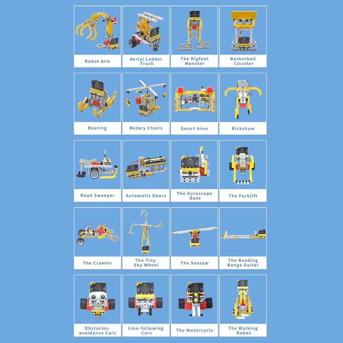 32-in-1 micro:bit Wonder Building Kit (micro:bit not included) by Elecfreaks - The Pi Hut