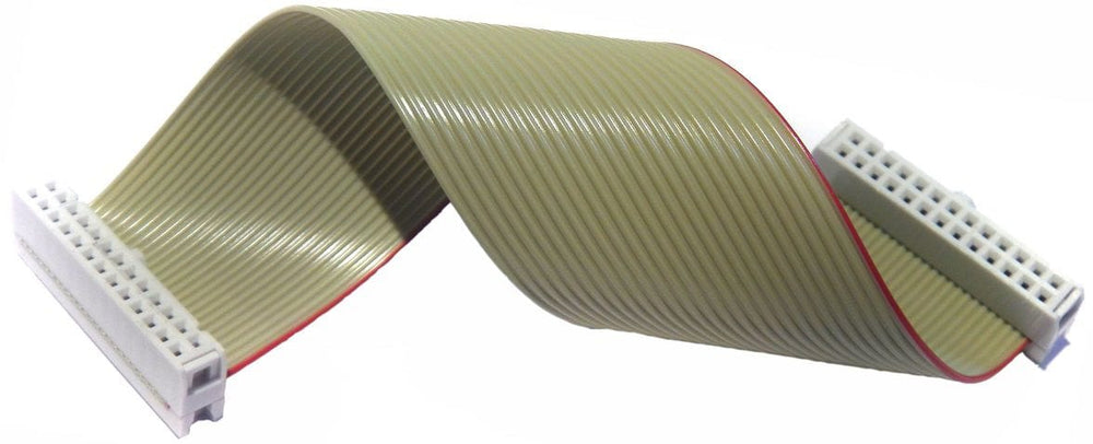 26-pin GPIO Female to Female Ribbon Cable - Grey 150mm by The Pi Hut - The Pi Hut
