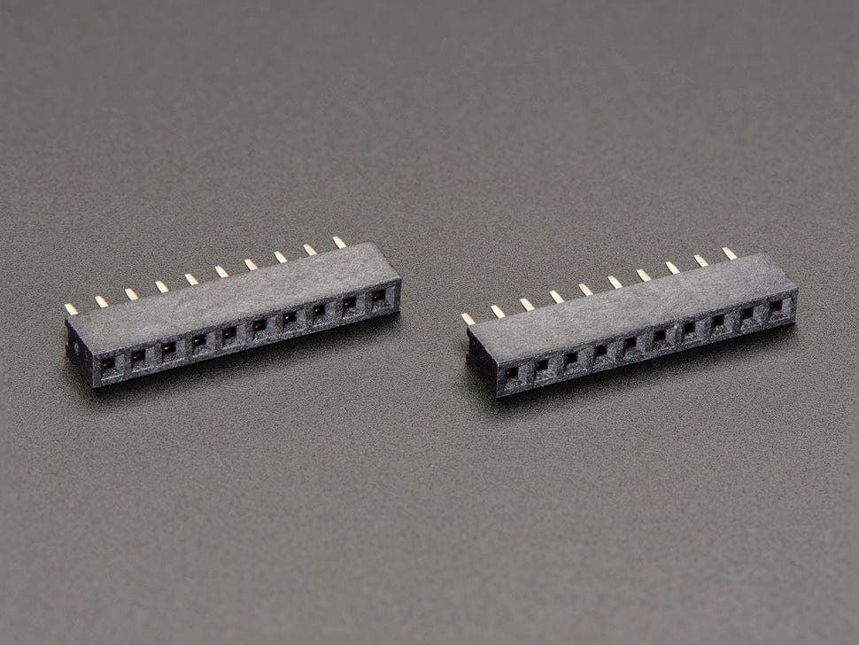 2mm 10 pin Socket Headers (for XBee) - Pack of 2 by The Pi Hut - The Pi Hut