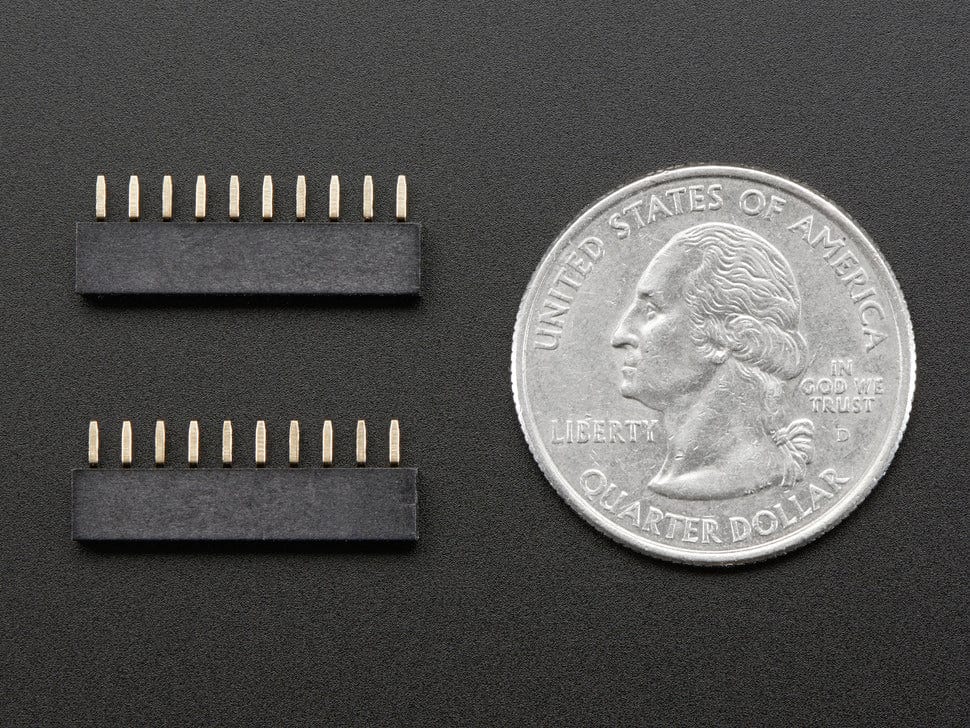 2mm 10 pin Socket Headers (for XBee) - Pack of 2 by The Pi Hut - The Pi Hut
