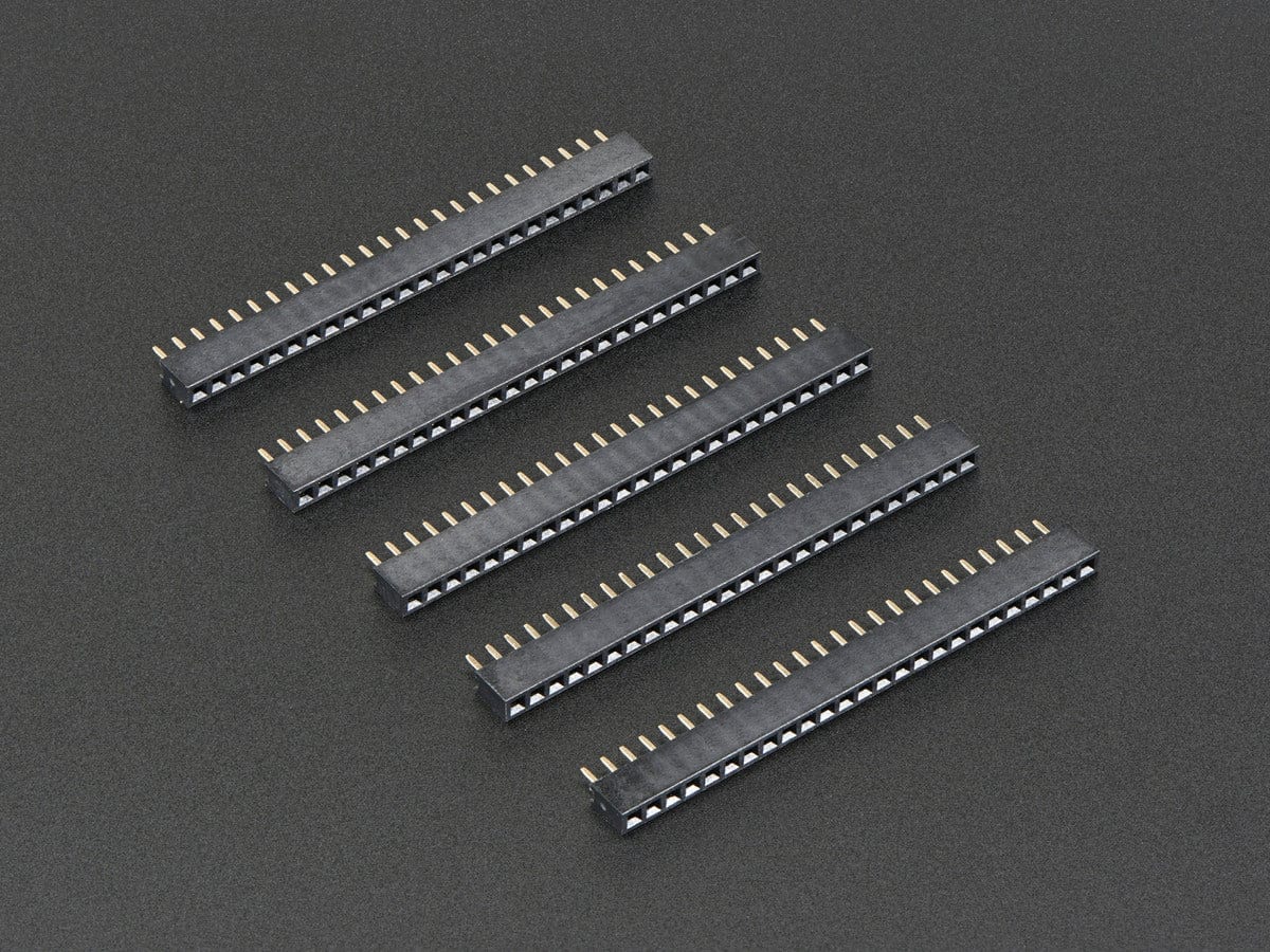 2mm Pitch 25-Pin Female Socket Headers - Pack of 5 by The Pi Hut - The Pi Hut