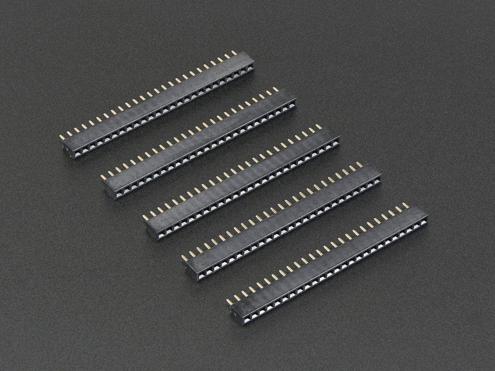 2mm Pitch 25-Pin Female Socket Headers - Pack of 5 by The Pi Hut - The Pi Hut