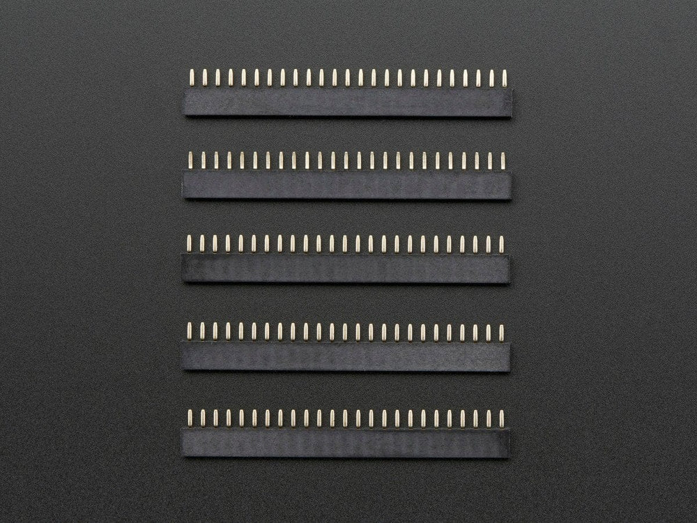 2mm Pitch 25-Pin Female Socket Headers - Pack of 5 by The Pi Hut - The Pi Hut