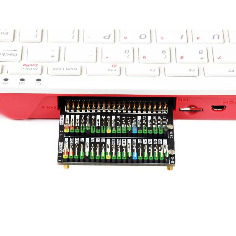 2X GPIO Header Expansion for Raspberry Pi 500/400 by Waveshare - The Pi Hut
